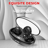 iNFiRe FireBud 62 TWS Earbuds 5.3 BT Version with 15 Hours Playback Time | Voice Assistant | Type C | LED Display | IPX5 Bluetooth Earbuds