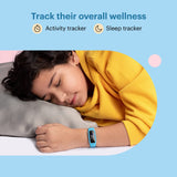 Noise Champ Smart Band for Kids with 7 Alarms (Brush Teeth, Study Time & More), Lightweight, Sleep Tracker, 50+ Kids Watch Faces, IP68 Washable