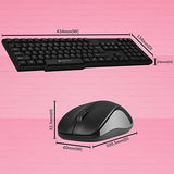 Zebronics Zeb-Companion 107 USB Wireless Keyboard and Mouse Set with Nano Receiver