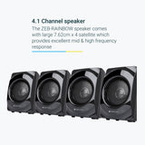 ZEBRONICS Zeb-Rainbow 60 W Bluetooth Home Theatre (Black, 4.1 Channel)